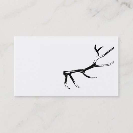 Elk Antler Visitekaartje (Voorkant)