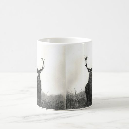 Elk Art Wild Animals contrastkoffie-Mok Mok (Center)