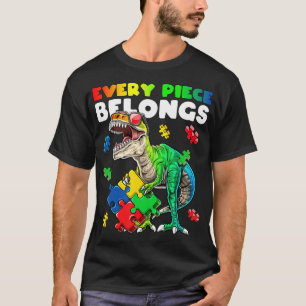 Elk artikel behoort tot de Dinosaur Autism Awarene T-shirt
