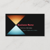 Elk bedrijf, driehoeksontwerp, QR-code genereren Visitekaartje (Voorkant)