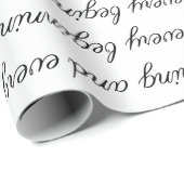 "Elk begin heeft een begin" Wrapping Paper Cadeaupapier (Rol Hoek)