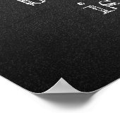 Elk begin is een hard spreekwoord houtskool poster (Hoek)