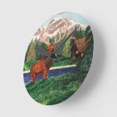 Elk bergslot ronde klok (Hoek)