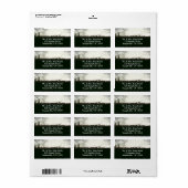 Elk bij Grand Teton National Park Fotografie Etiket (Full Sheet)