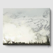 Elk bij Grand Teton National Park Fotografie Gastenboek (Achterkant)