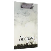 Elk bij Grand Teton National Park Fotografie Klembord (Rechts)