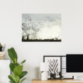 Elk bij Grand Teton National Park Fotografie Poster (Thuiskantoor)