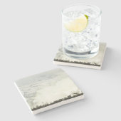 Elk bij Grand Teton National Park Fotografie Stenen Onderzetter (Zijkant)