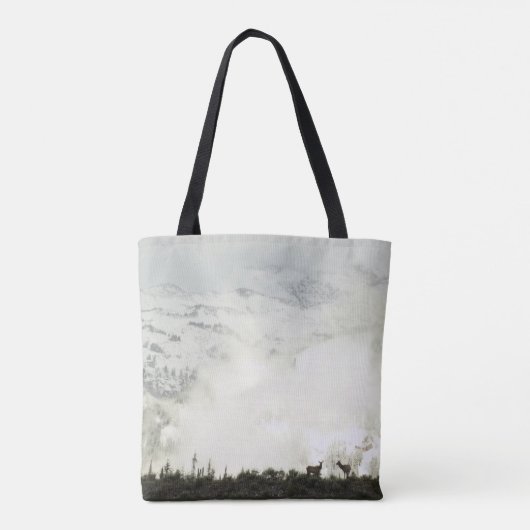 Elk bij Grand Teton National Park Fotografie Tote Bag (Achterkant)