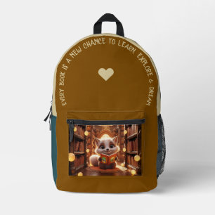 Elk boek is een nieuw.. bedrukte rugzak