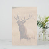 elk briefpapier (Staand voorkant)