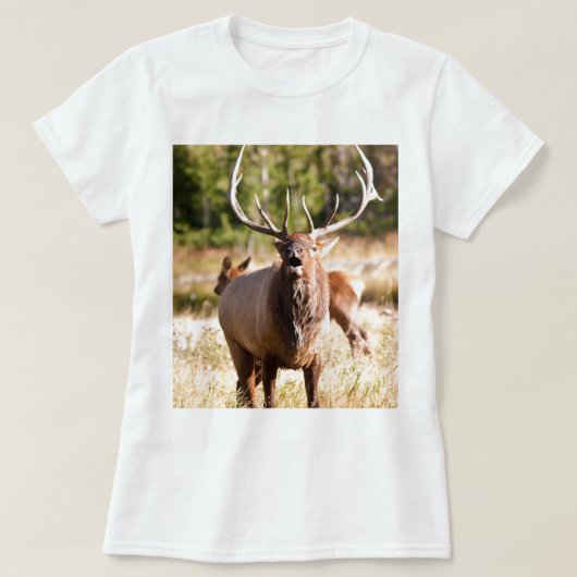 Elk Bugling T-shirt (Design voorkant)