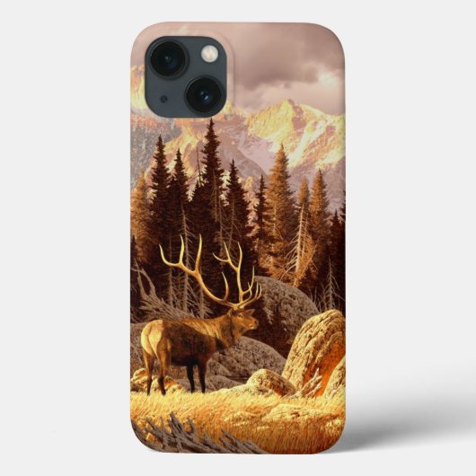 Elk Bull Case-Mate iPhone Case (Achterkant)