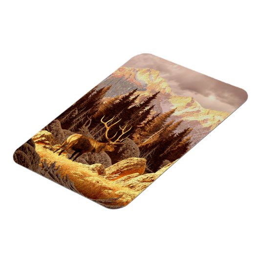 Elk Bull Magneet (Linkerzijde)