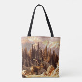 Elk Bull Tote Bag (Achterkant)