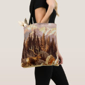 Elk Bull Tote Bag (Dichtbij)