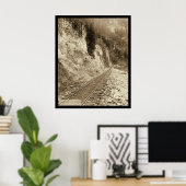 Elk Canyon op Fort Pierre Railroad SD 1890 Poster (Thuiskantoor)
