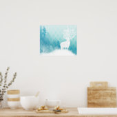 Elk Chandelier Poster (Keuken)