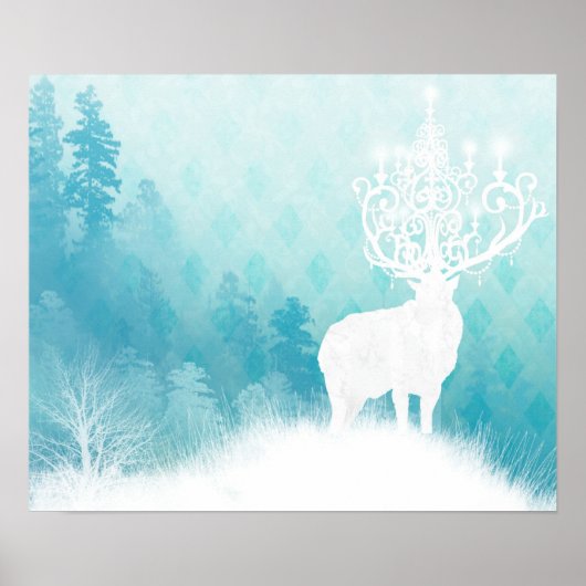 Elk Chandelier Poster (Voorkant)
