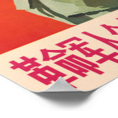 Elk Chinees revolutionair Rode Leger! Propaganda Poster (Hoek)