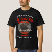 Elk Chop Night Le Rogue Bull Whittier Alaska T-shirt (Voorkant)