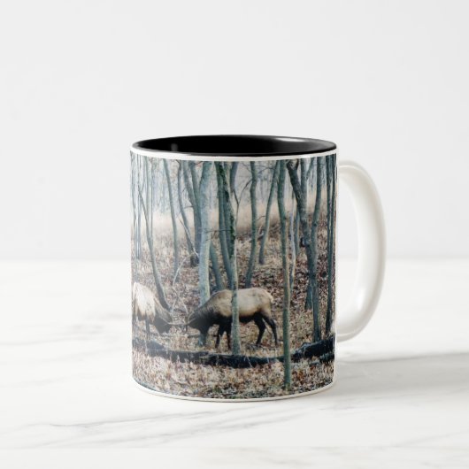 Elk Coffee Cup Tweekleurige Koffiemok (Voorkant rechts)