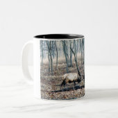 Elk Coffee Cup Tweekleurige Koffiemok (Voorkant links)