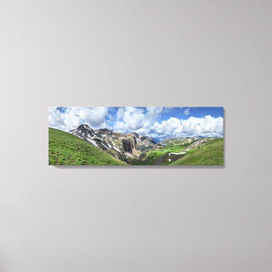 Elk Creek Canyon Continental Divide Colorado Trail Canvas Afdruk (Voorkant)
