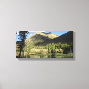 Elk Creek Moose - Weminuche Wilderness - Colorado Canvas Afdruk