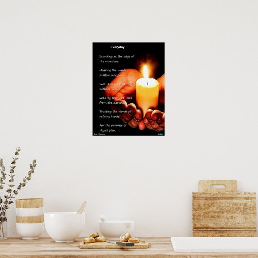 Elk dag poster (Keuken)
