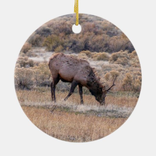 Elk Deer Ornament (Achterkant)