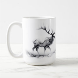 Elk Deer Stag Silhouette Mok