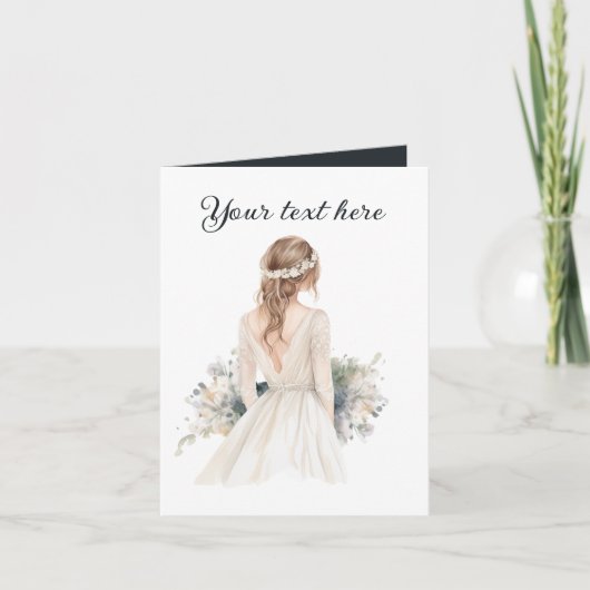 Elk doel bericht toevoegen Bruiloft Kaart (Voorkant)