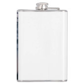 Elk Double Exposure Animal Natuur Wilderness Wild Heupfles (Achterkant)