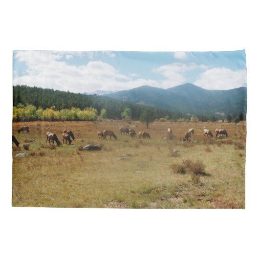 Elk dubbelzijdig hoesje kussensloop (Achterkant)