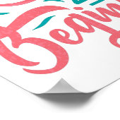 Elk einde is een nieuw begin poster (Hoek)