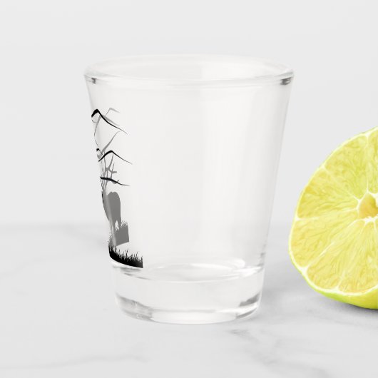 Elk en Blodgett Peak Shot Glas (Rechts)