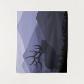 Elk en Blodgett Peak Wandkleed (Voorkant)