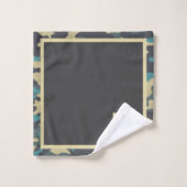 Elk en Camo Bath Towel Set Bad Handdoek (Wasdoekje)