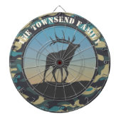 Elk en Camo Dartbord (Voorkant)