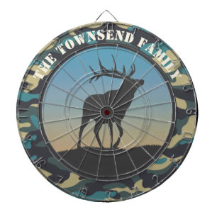 Elk en Camo Dartbord