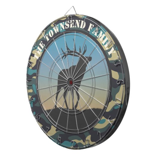 Elk en Camo Dartbord (Voorkant Rechts)