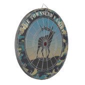 Elk en Camo Dartbord (Voorkant Links)