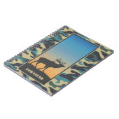 Elk en Camo spiral Notitieboek (Linkerzijde)