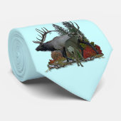 Elk en hert stropdas (Opgerold)