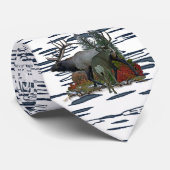 Elk en hert stropdas (Opgerold)