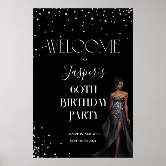 ELK EVENEMENT - Afrikaans Amerikaans Glamour Welko Poster (Voorkant)