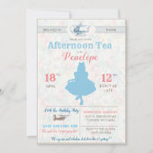 ELK EVENEMENT - Alice in Wonderland Tea Party Kaart (Voorkant)