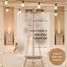 Elk evenement, Elegant en modern welkom Frosted Acryl Bord