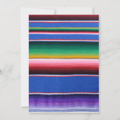 ELK EVENEMENT - Mexicaanse Fiesta Party uitnodigin Kaart (Achterkant)